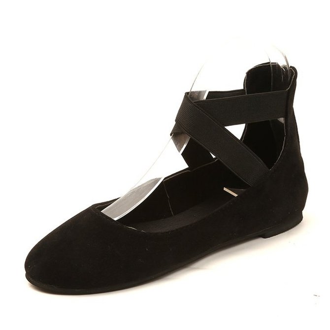 Andynzoe Women Pu Nubuck Flats Casual Ballerina Shoes